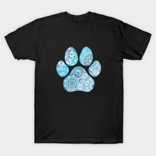 Mandala paw print T-Shirt